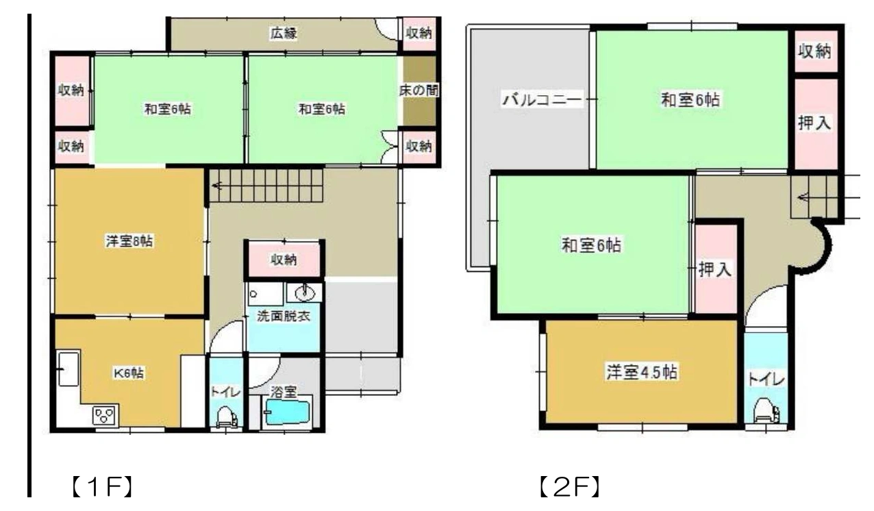 中古戸建 (新潟県村上市)の物件図面