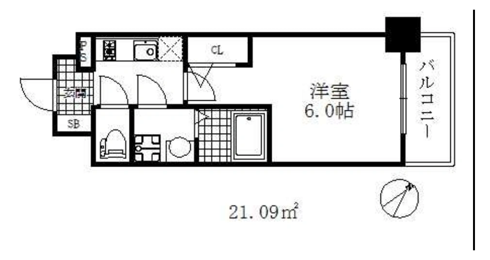 エスリード神戸兵庫駅アクアヴィラの物件図面