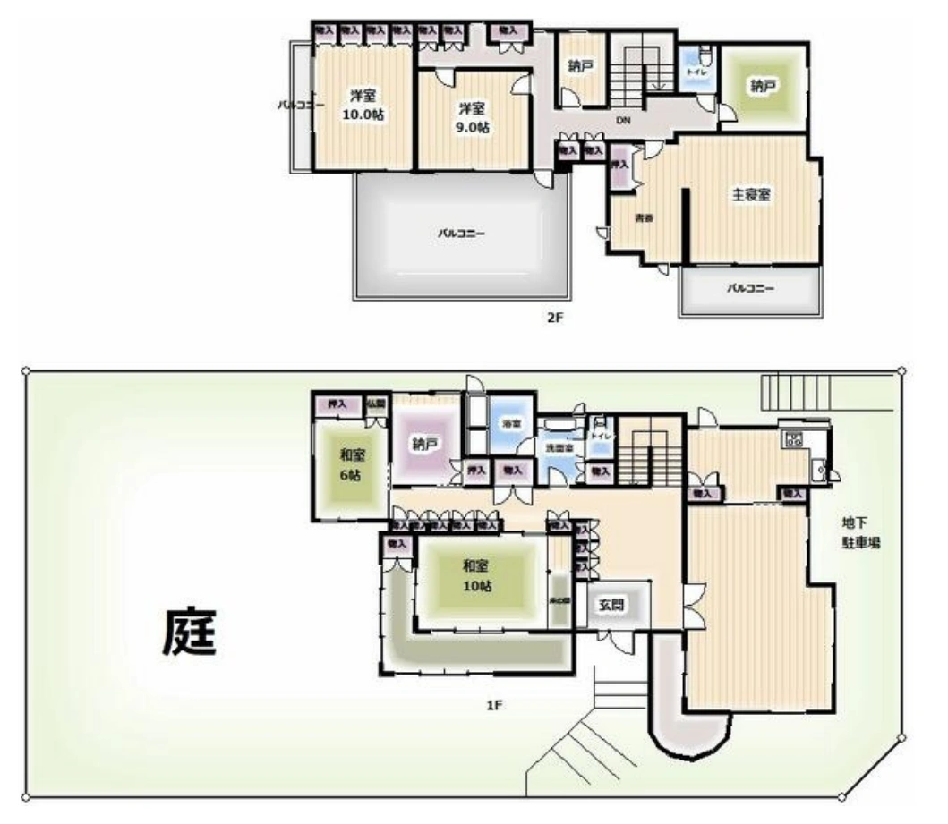 売戸建住宅の物件図面 1